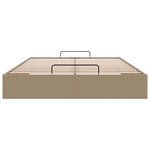 vidaXL Cadre de lit ottoman sans matelas cappuccino 140x200 cm