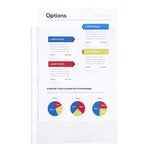 Sachet de 100 pochettes perforées polypropylène lisse 6/100e A4 Cristal EXACOMPTA