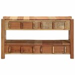 vidaXL Meuble TV Marron 83 x 33 x 46 cm Bois massif de récupération