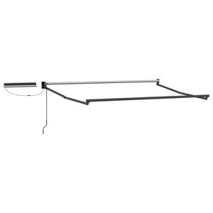vidaXL Cadre de store rétractable électrique Anthracite 3 5 x 2 m