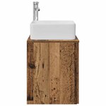 vidaXL Vanité de lavabo mural Bois ancien 49 5 x 41 x 63 cm