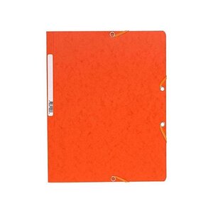 Chemise à élastiques sans Rabats carton 400g 24x32 cm Orange x 25 EXACOMPTA