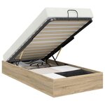 vidaXL Cadre de lit ottoman Chêne Sonoma 193 x 75 5 x 25 cm