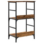 vidaXL Bibliothèque vieux bois 50x33x82 cm bois d'ingénierie