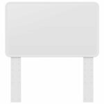 vidaXL Tête de lit avec tête de lit Blanc 90 cm Bois d'ingénierie