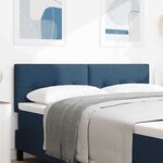 vidaXL Tête de lit avec tête de lit Bleu 140 cm tissu