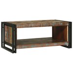 vidaXL Table Basse 90x50x38 cm Bois Recyclé Solide