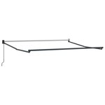 vidaXL Auvent Rétractable Manuel Orange et Marron 300x250 cm