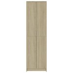 vidaXL Garde-robe de couloir Chêne sonoma 55x25x189 cm Bois ingénierie
