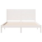 vidaXL Cadre de lit extra long sans matelas 140x210 cm bois massif
