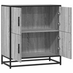 vidaXL Buffet sonoma gris 68x35x76 cm bois d'ingénierie