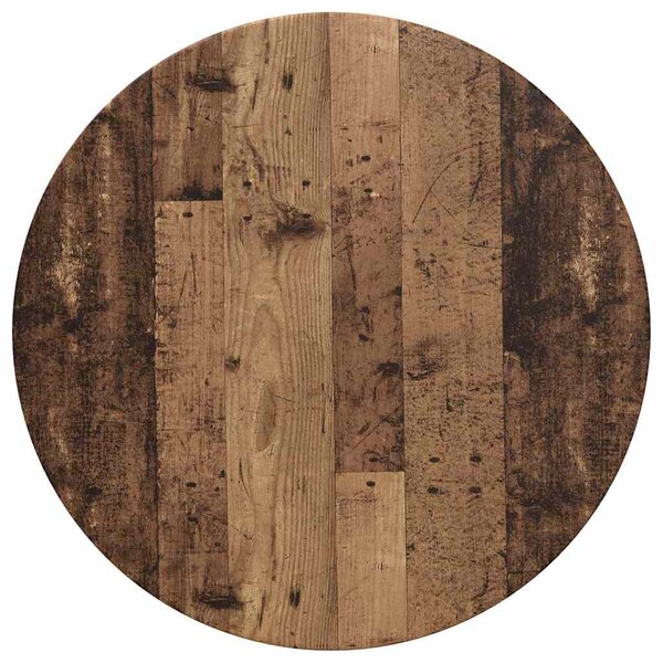 vidaXL Plateau de table Bois ancien 70 x 70 x 1.5 cm Bois d'ingénierie