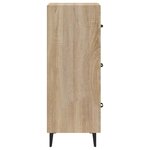 vidaXL Buffet Chêne sonoma 34 5x34x90 cm Bois d'ingénierie