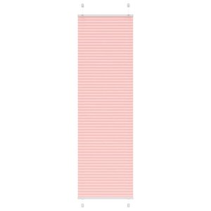 vidaXL Store plissé rose 65x200 cm largeur du tissu 64 4 cm polyester