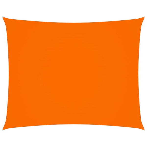 vidaXL Voile de parasol Tissu Oxford rectangulaire 4x5 m Orange