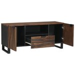 vidaXL Meuble TV - 105 x 33 5 x 46 cm  fait en bois de mangue massif.
