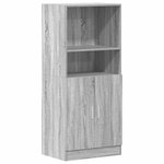 vidaXL Ensemble d'armoires de cuisine 2Pièces sonoma gris bois ingénierie