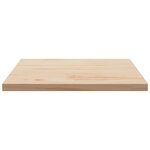 vidaXL Dessus de table 50x50x2 5 cm carré bois de pin massif