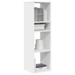 vidaXL Bibliothèque blanc 34x31x112 cm bois d'ingénierie