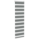 vidaXL Store zèbre gris foncé largeur du tissu 35 9 cm polyester