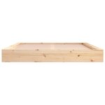 vidaXL Cadre de lit sans matelas 160x200 cm bois massif