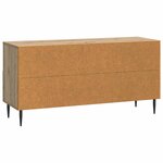 vidaXL Meuble TV Chêne artisanal 102 x 34 5 x 50 cm Bois d'ingénierie