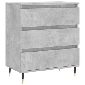 vidaXL Buffet Gris béton 60x35x70 cm Bois d'ingénierie