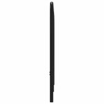 vidaXL Tête de lit chêne fumé 200 cm acier et bois d'ingénierie