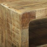 vidaXL Meuble TV Marron 60 x 32 x 36 cm Bois de manguier massif