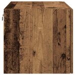 Meuble mural vidaXL en bois vieilli 70x42 5x40 cm en bois aggloméré