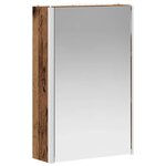 vidaXL Armoire Miroir de Salle de Bain Bois ancien 33 x 11 5 x 50 cm