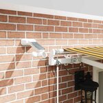 vidaXL Auvent Rétractable Multicolore 500 × 350 cm Tissu et Métal