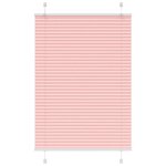 vidaXL Store plissé rose 90x150 cm largeur du tissu 89 4 cm polyester