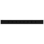 vidaXL Cadres d'établi réglables 2 Pièces Métal 55x(69-95 5) cm Noir