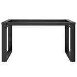vidaXL Pieds de table basse cadre en O 70x60x43 cm fonte
