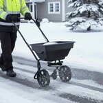 vidaXL Épandeur Noir 47 x 82 x 75 cm PVC et Acier