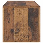 vidaXL Meuble TV mural Bois ancien 98 x 31 x 30 cm Bois d'ingénierie