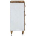 vidaXL Buffet 60x33 5x75 cm bois de manguier massif