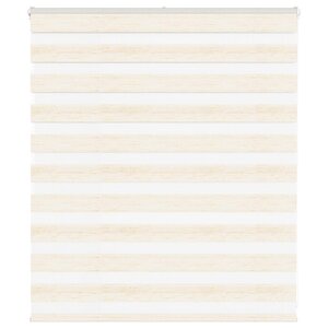 vidaXL Store zèbre beige marbré largeur du tissu 125 9 cm polyester