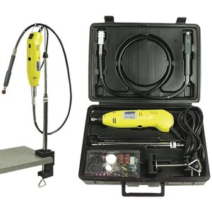 Brüder Mannesmann Kit d'outils électriques de bricolage 80 Pièces 130 W