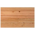 vidaXL Dessus de table marron clair bois chêne massif rectangulaire