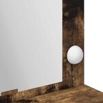 vidaXL Coiffeuse Chêne fumé 100 x 41 x 135 cm Bois d'ingénierie