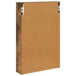 vidaXL Armoire murale de salle de bain Chêne Fumé 40 x 10 x 60 5 cm