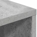 vidaXL Buffet Gris béton 60 x 33 5 x 84 cm