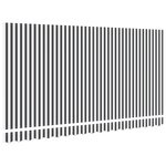 vidaXL Tissu de remplacement pour auvent pour cadre de 4x2 m en anthracite et blanc