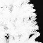 vidaXL Arbre de Noël artificiel aiguilles réalistes blanc 180 cm