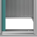 vidaXL Abri de jardin Vert 126x97 5x177 cm Acier galvanisé