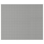 vidaXL Couverture lestée Gris 220x260 cm 11 kg Tissu