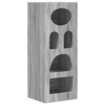 vidaXL Buffet Gris Sonoma 40 x 35 x 100 5 cm Bois d'ingénierie