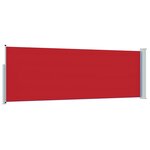 vidaXL Auvent latéral rétractable de patio 100x300 cm Rouge